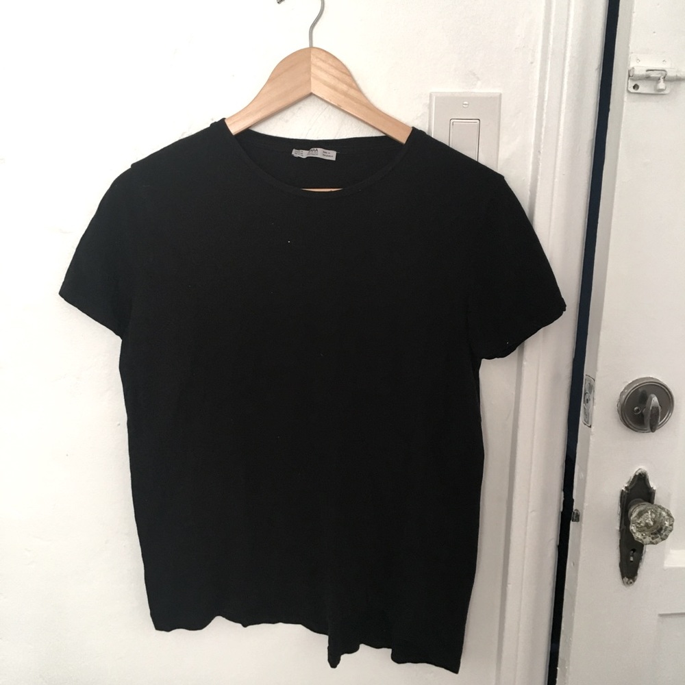 3 for $20 | Zara | basic black tee